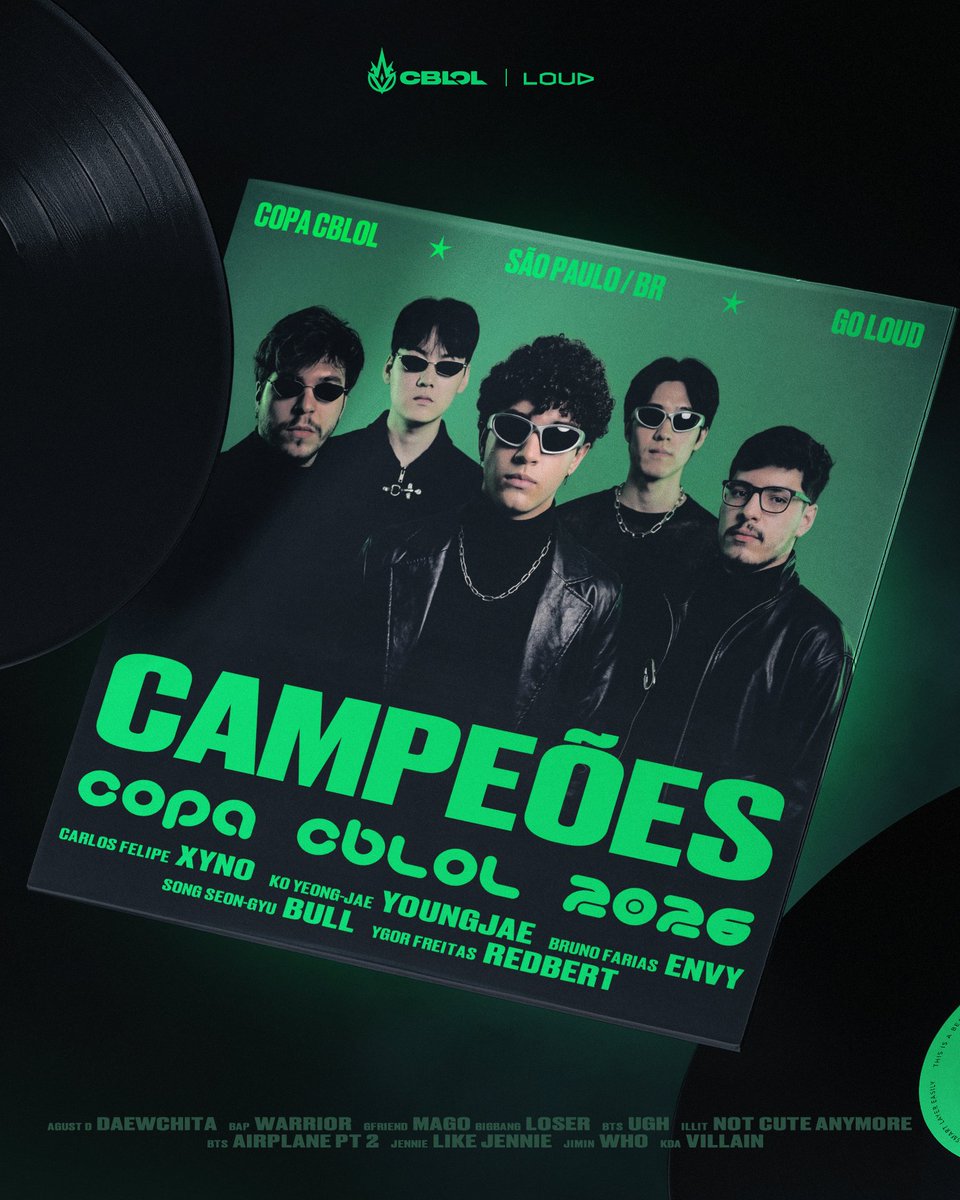 A PRIMEIRA COPA CBLOL DA HISTÓRIA É NOSSA! 🏆

Recomeçamos. Reescrevemos. Reconquistamos!

E, se a história parecia completa, a gente provou que sempre existe mais um capítulo para ser eternizado.

Agora somos PENTACAMPEÕES NACIONAIS 🇧🇷
 
O LEGADO DA LOUD LEAGUE OF LEGENDS