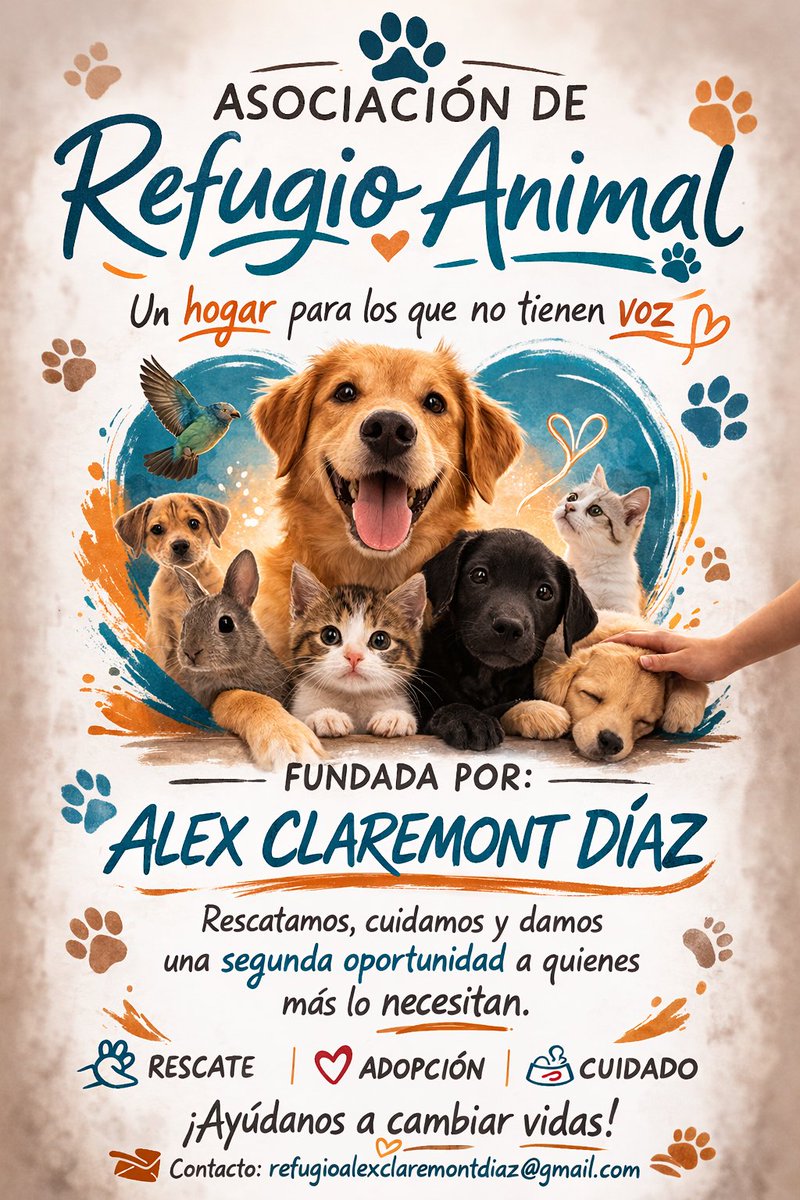 Hace unos meses fundé con mis ahorros este refugio para animales,  se sostiene gracias a las donaciones. 
Pronto subire los animalitos que hay para adoptar que han sido rescatados. Gracias por la atención🩷🫶🏼

[ #FreeRol ]