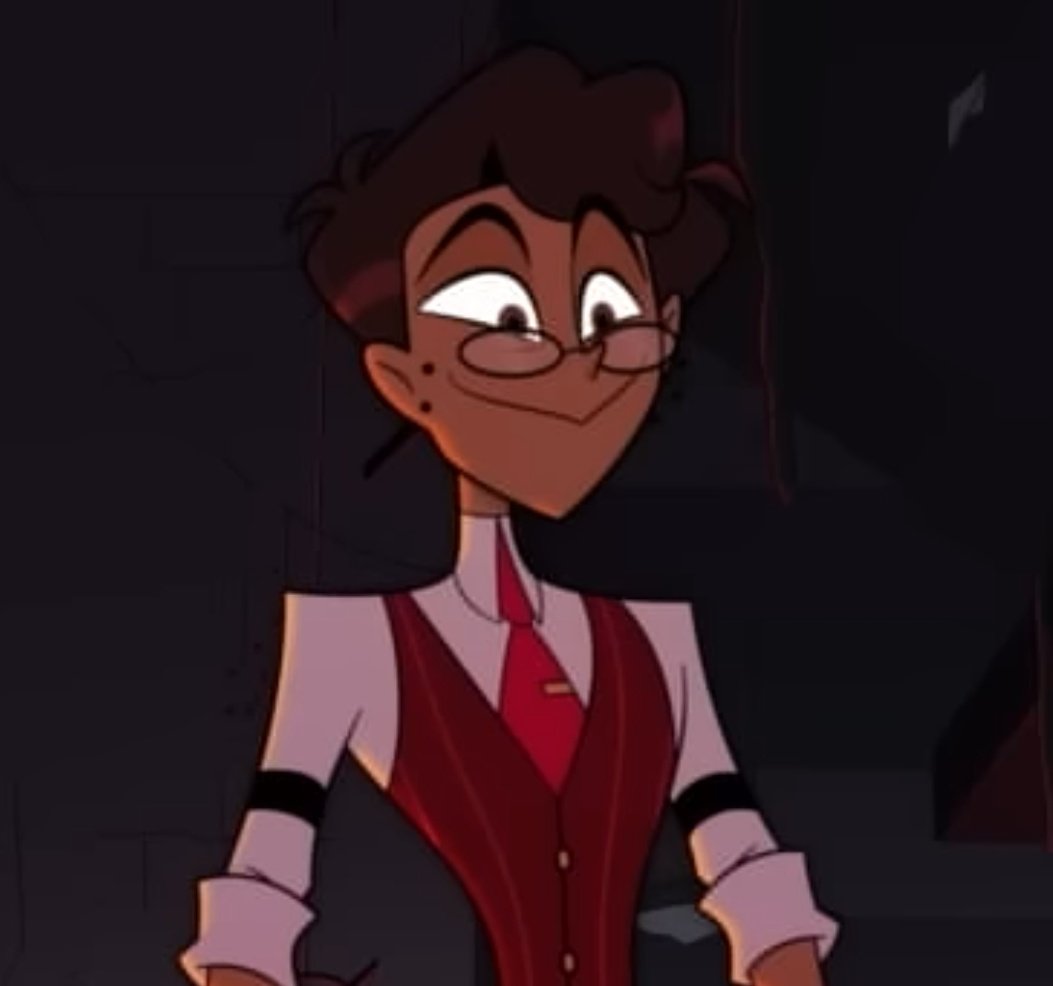 Alastorsfluffy's tweet photo. Human Alastors soft smiles are literally the cutest thing ever excuse me. #Alastor #HazbinHotel #HazbinHotelAlastor https://t.co/tsaj9hnpho