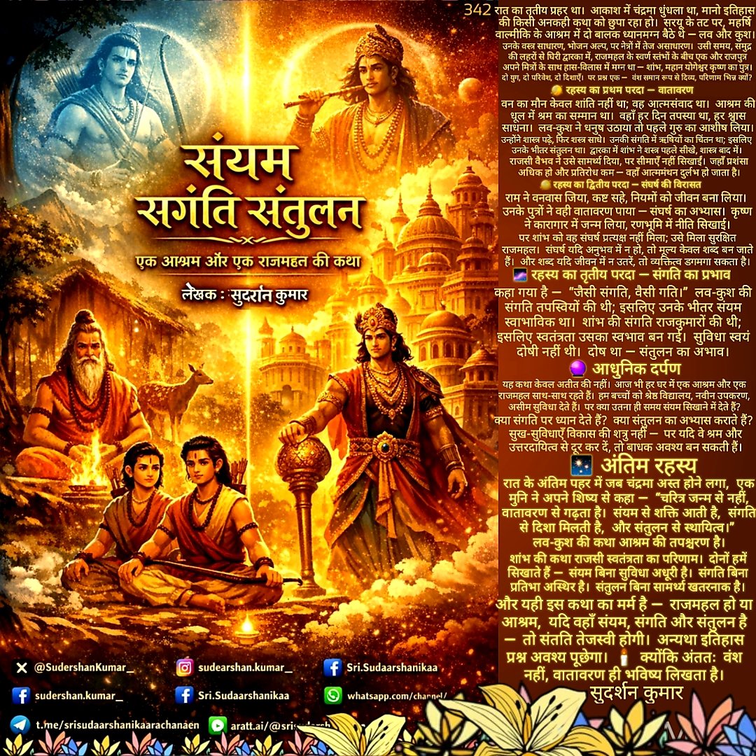 श्री सुदार्शनिका(Sri Sudaarshanikaa) रचनाएं tweet media