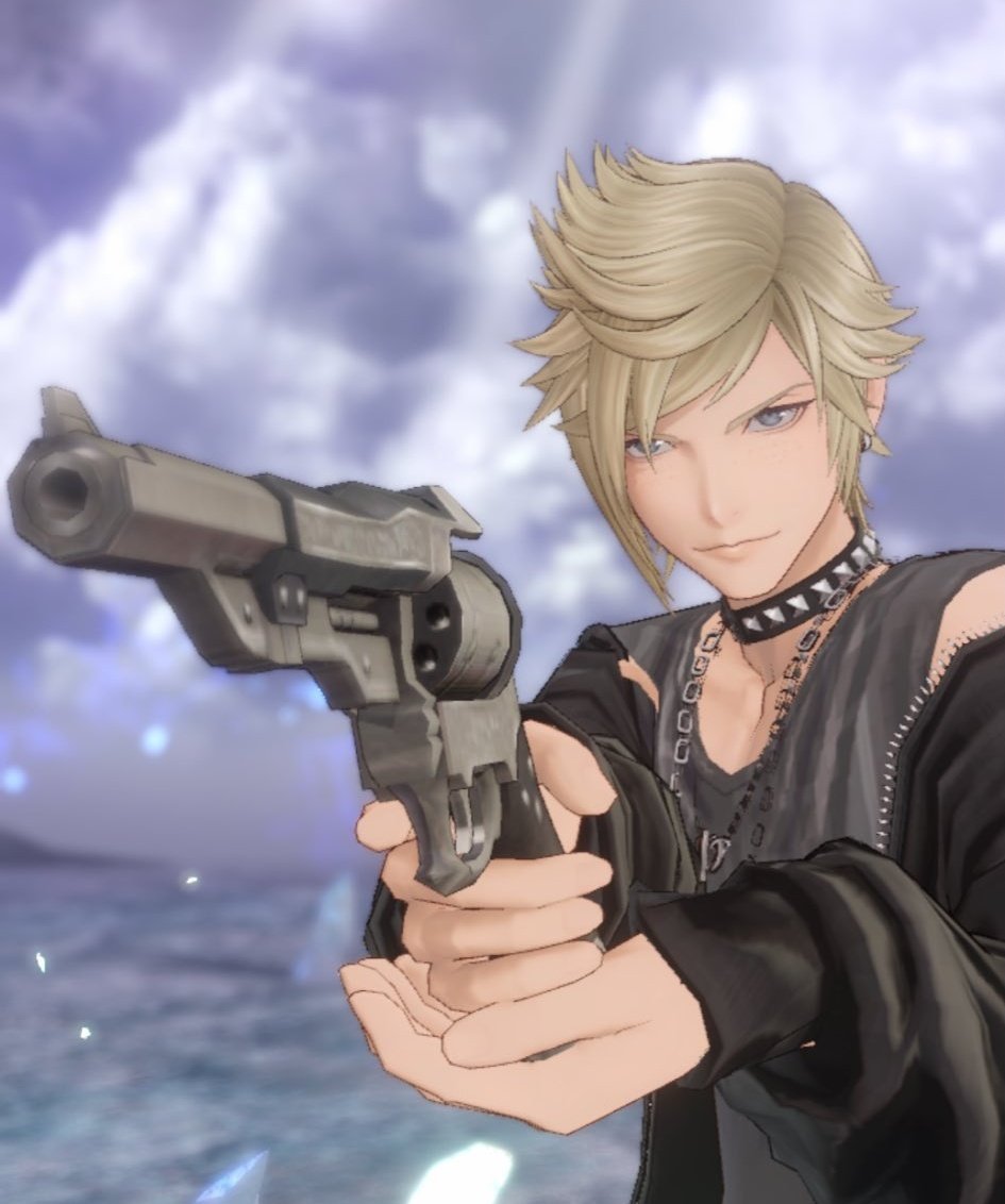 Prompto looks sooo gorgeous, I can't breathe