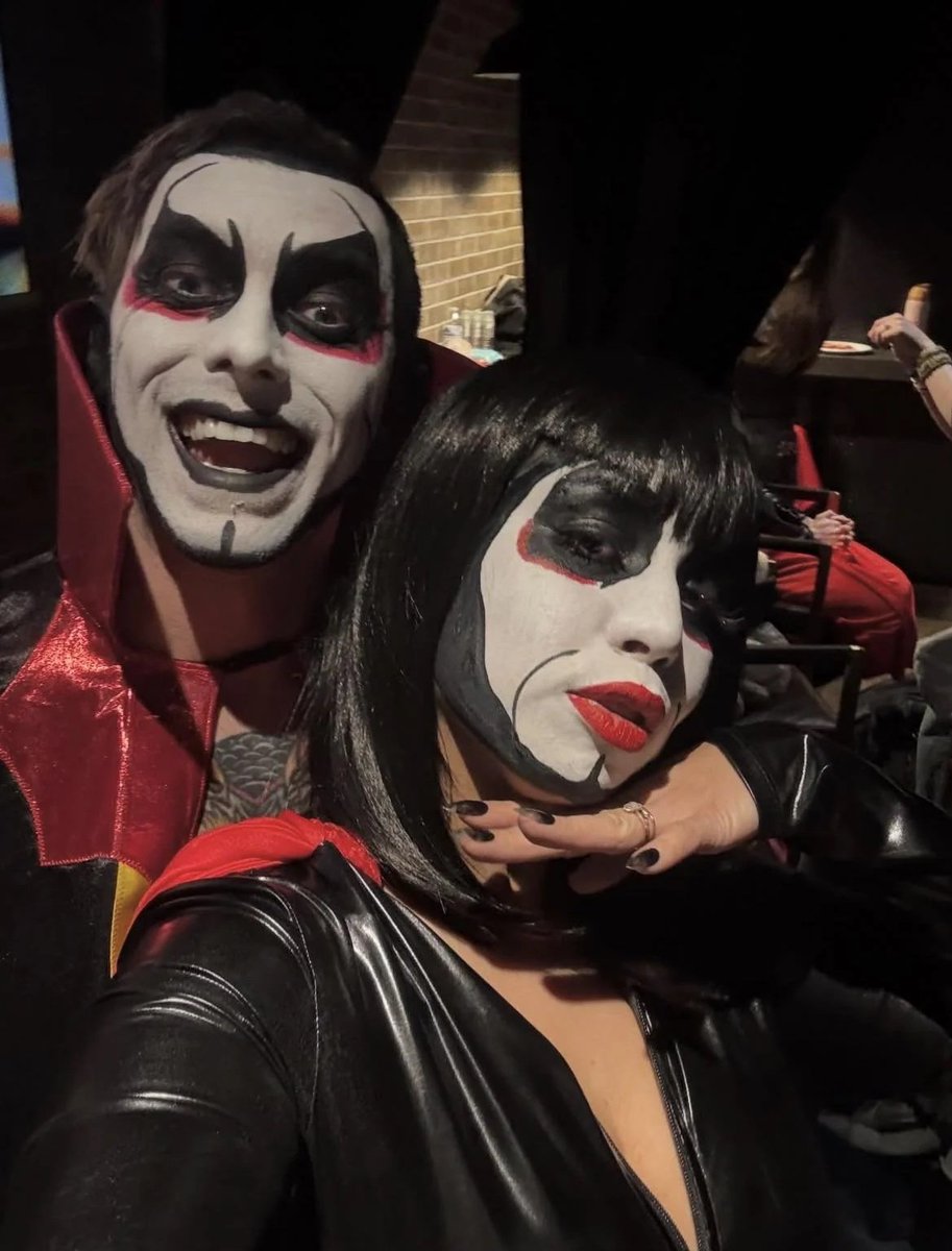 Fightful's tweet image. One of the ghoulhausens was Danhausen's wife
