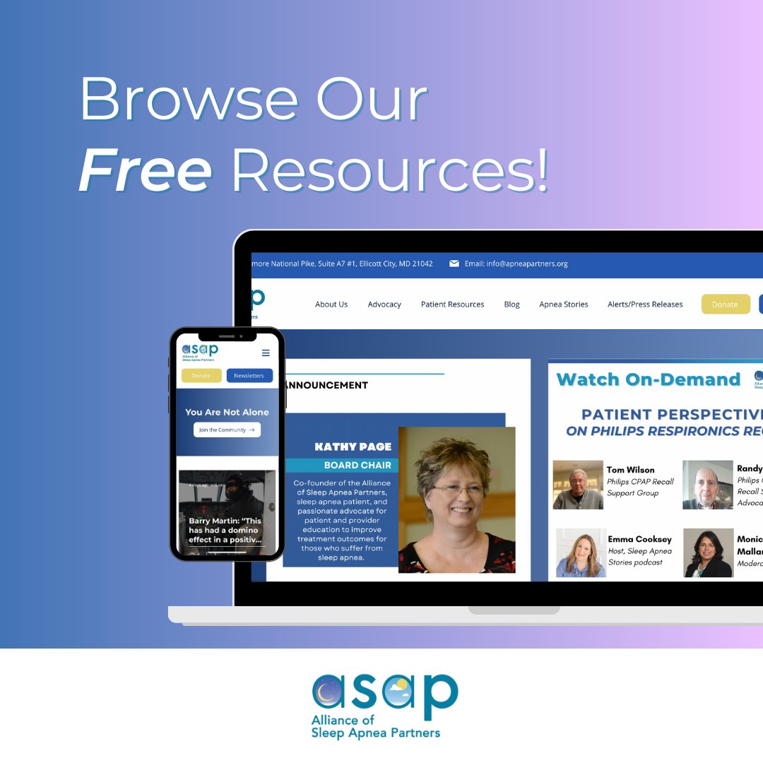 Alliance of Sleep Apnea Partners (ASAP) tweet media