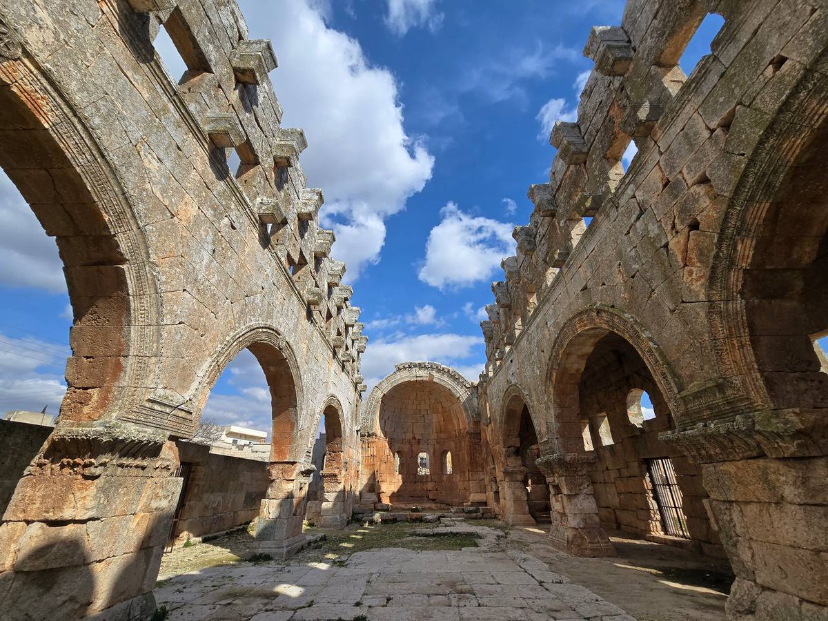 QalaatAlMudiq's tweet image. #Syria: the Byzantine Church of Qalb Lozeh (NW. #Idlib).