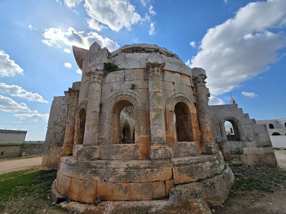 QalaatAlMudiq's tweet image. #Syria: the Byzantine Church of Qalb Lozeh (NW. #Idlib).