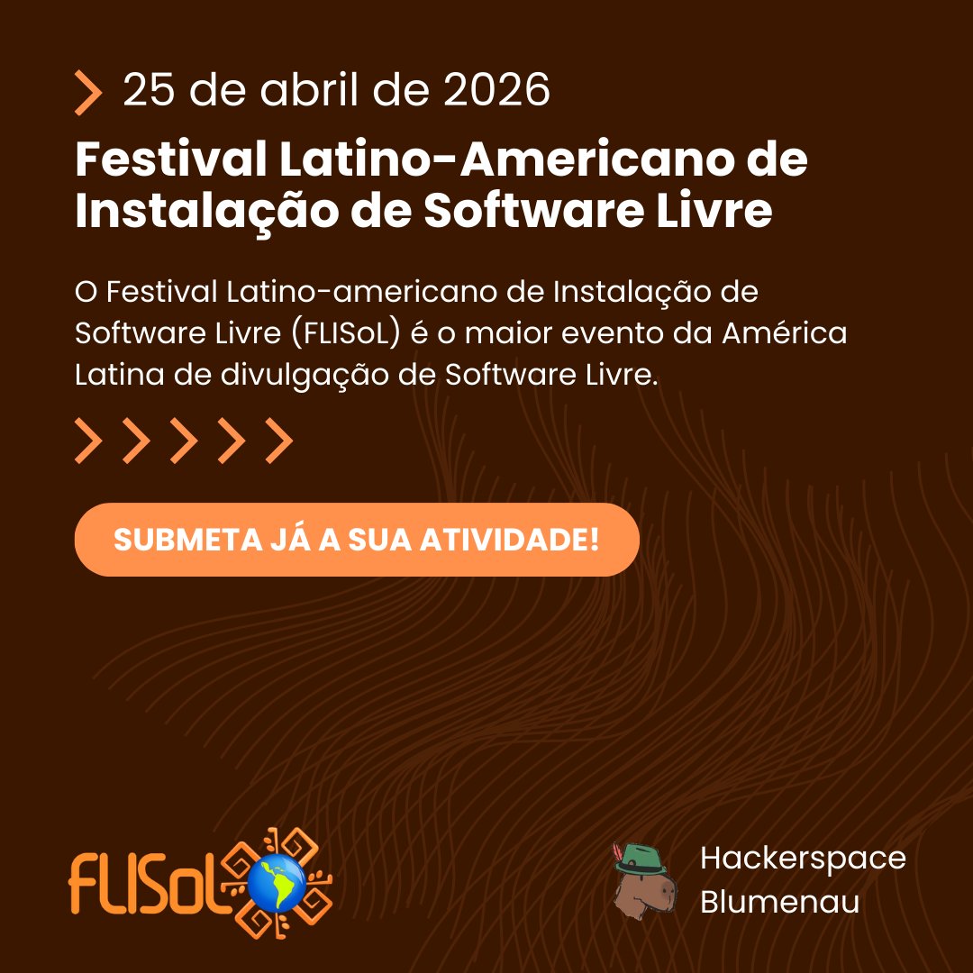 Hackerspace Blumenau tweet media