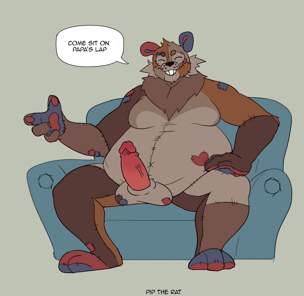 Pip the rat🔞 Comms open! tweet media
