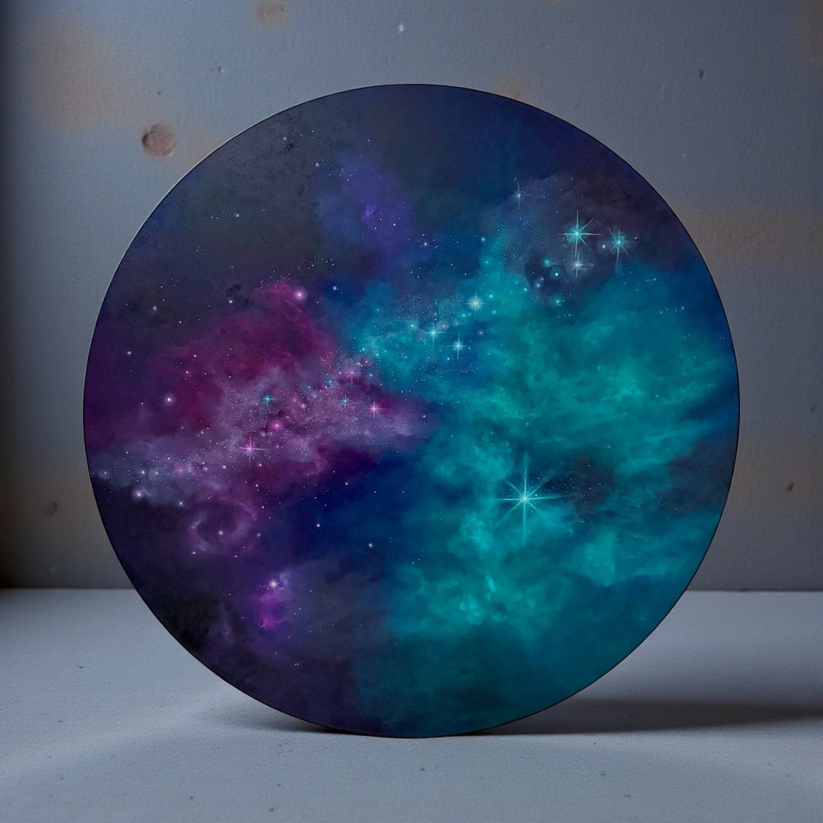 Tienes en el alma estrellas de tanto mirar la luna. 

Roos. 

                                 🔮

[  Stars • Way to heaven ]
90cm. 
Obra disponible.