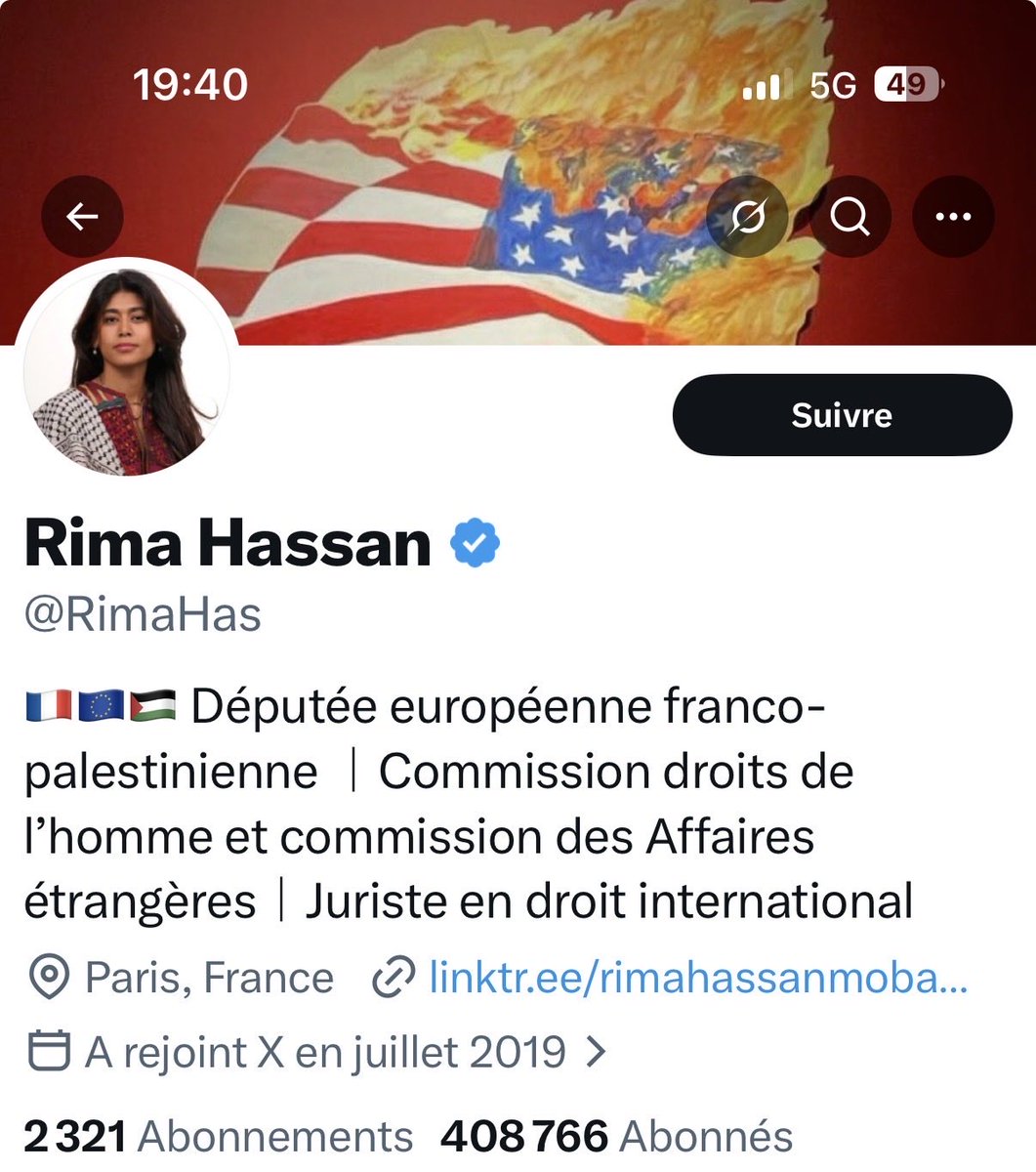 La députée européenne Rima Hassan reproduit le geste des supporteurs du régime iranien en brûlant le drapeau du « grand satan ». Elle ose tout car, objectivement, rien ne l’arrête. Pourquoi respecterait-elle notre République française ?