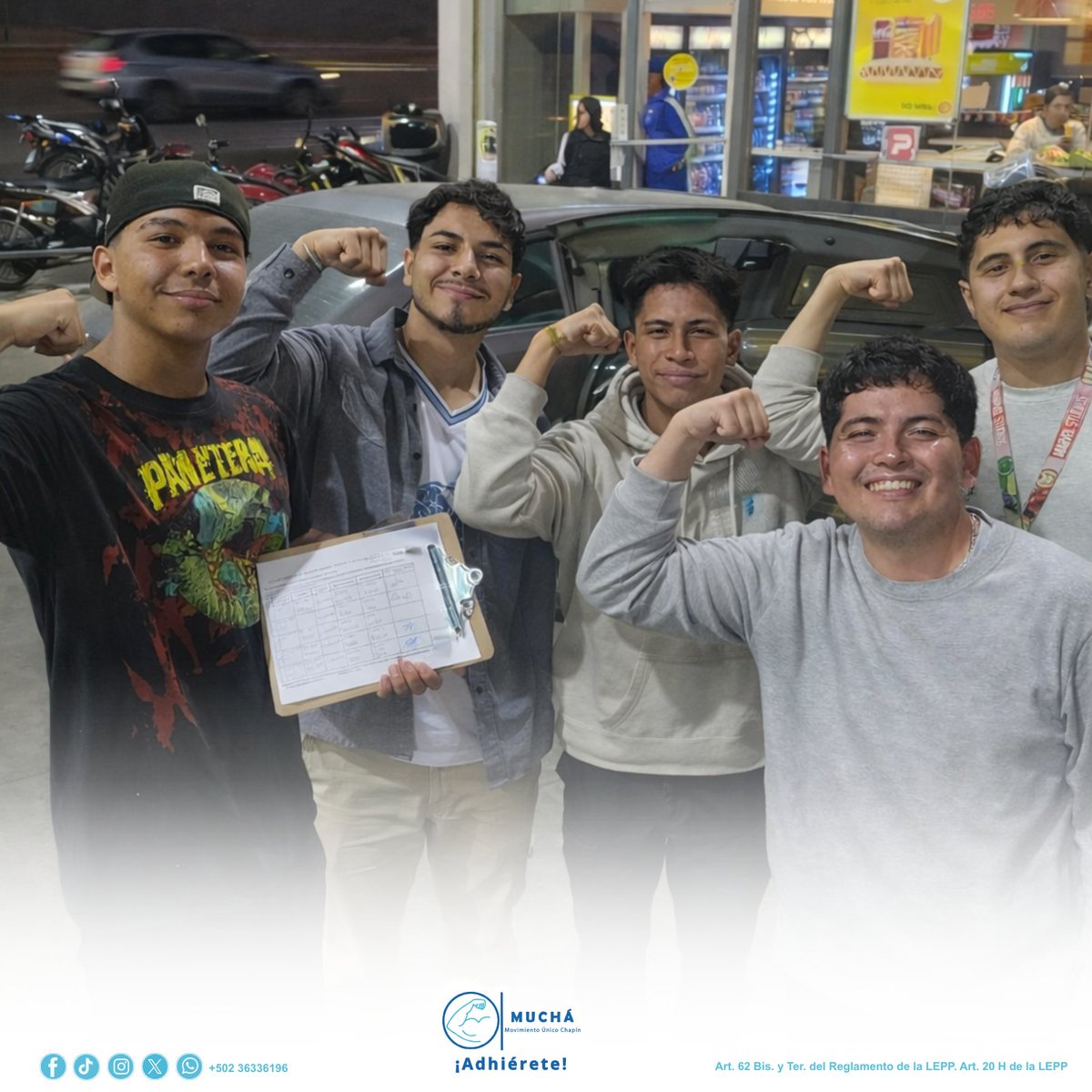 mucha_guate's tweet photo. ¡LA JUVENTUD GUATEMALTECA ES MUCHÁ!
Cada vez somos más, y los jóvenes saben que tienen el poder de construir un mejor futuro para Guatemala.
¡Adhiérete!
#MUCHÁGuatemala
#Adhesiones
#BienComún
#JuventudMUCHÁ https://t.co/9sCvh0uWtj