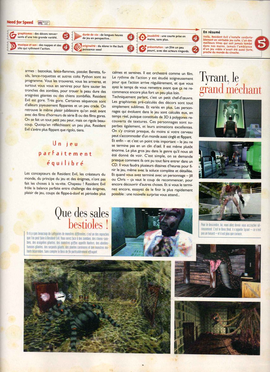 AllmightoFranky's tweet photo. On termine le test chez #PlaystationMagazine avec la notation,que je trouvais très chelou... et les 2 premières pages du test 6 pages chez #Joypad par Olivier! 4/5 https://t.co/tK38x3JxfA