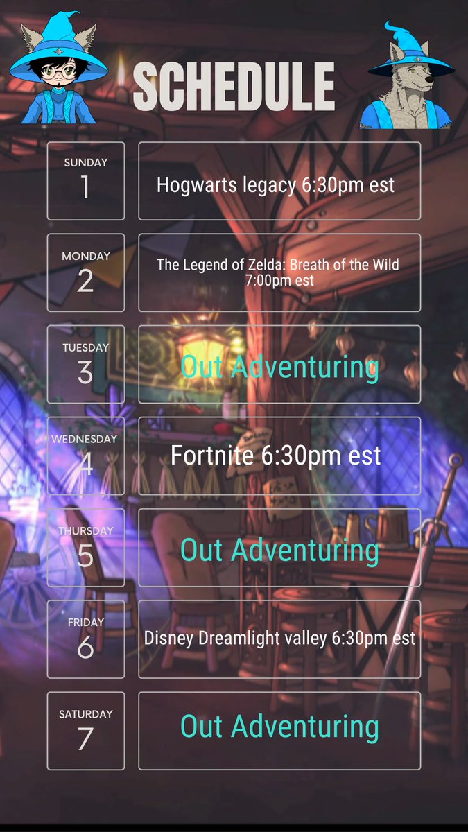 PatsPatchgaming's tweet photo. Stream schedule for March 1st-7th 
https://t.co/eYUHEUgYTo https://t.co/05TXNX9ZeG