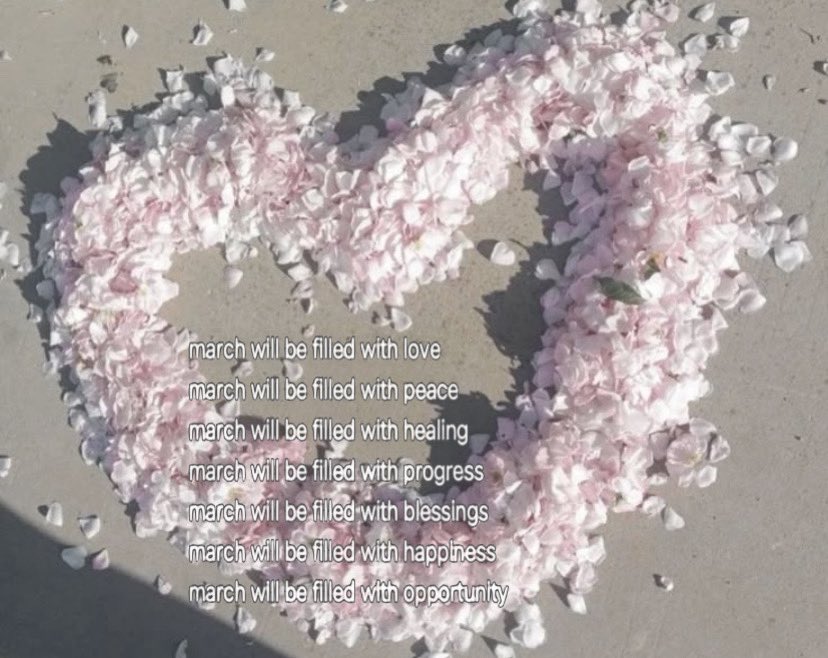 . ❀  ݁ ˖ happy 1st day of march 𓏲𑁘ᮬ