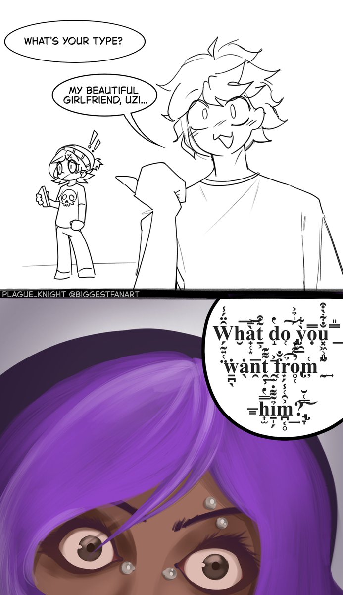 Relax Uzi, they just asked him a question
#murderdrones #Nuzi