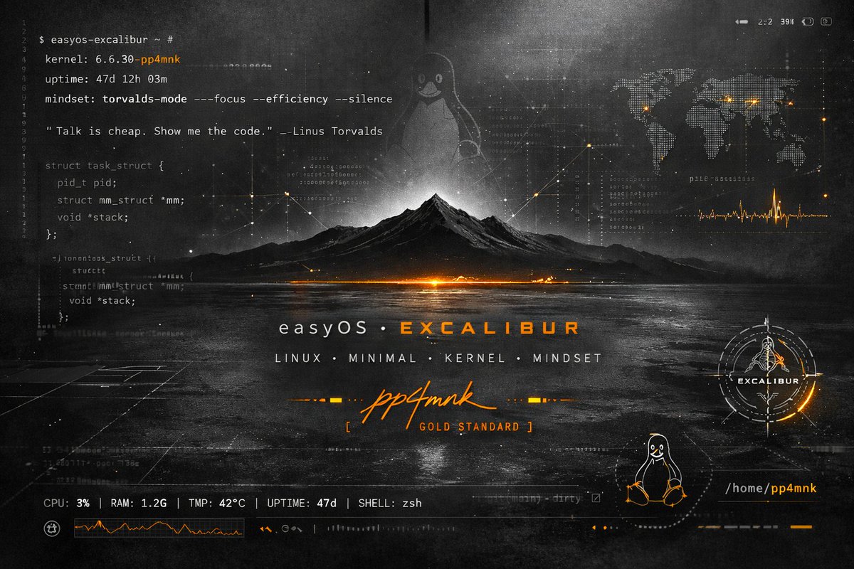 pp4mnkeasyos's tweet image. No todo es velocidad.
No todo es brillo.
No todo es ruido.
A veces, lo que realmente importa es el silencio:
el sistema que no estorba,
el escritorio que no distrae,
el entorno que desaparece para que el código aparezca.

#DeveloperLife #HackerMindset
#MinimalWallpaper #EyeFriend