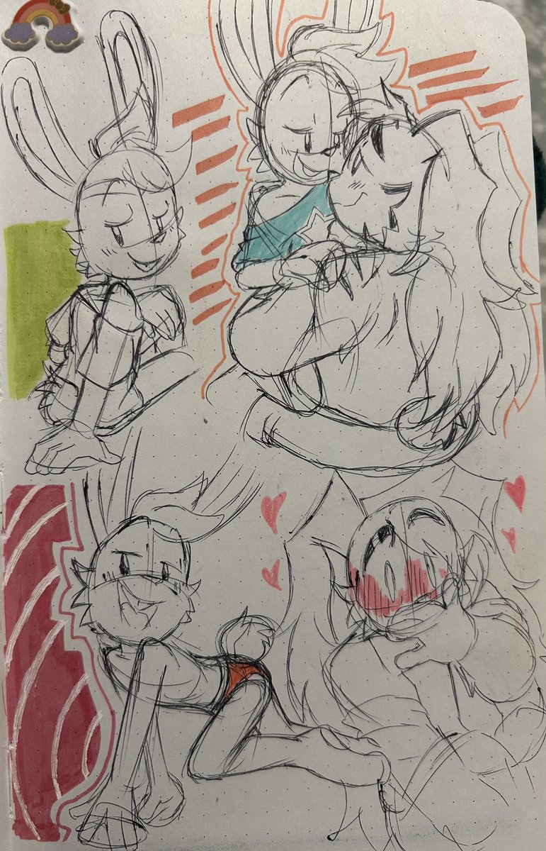 tryna make a comic 🐰📝 tweet media