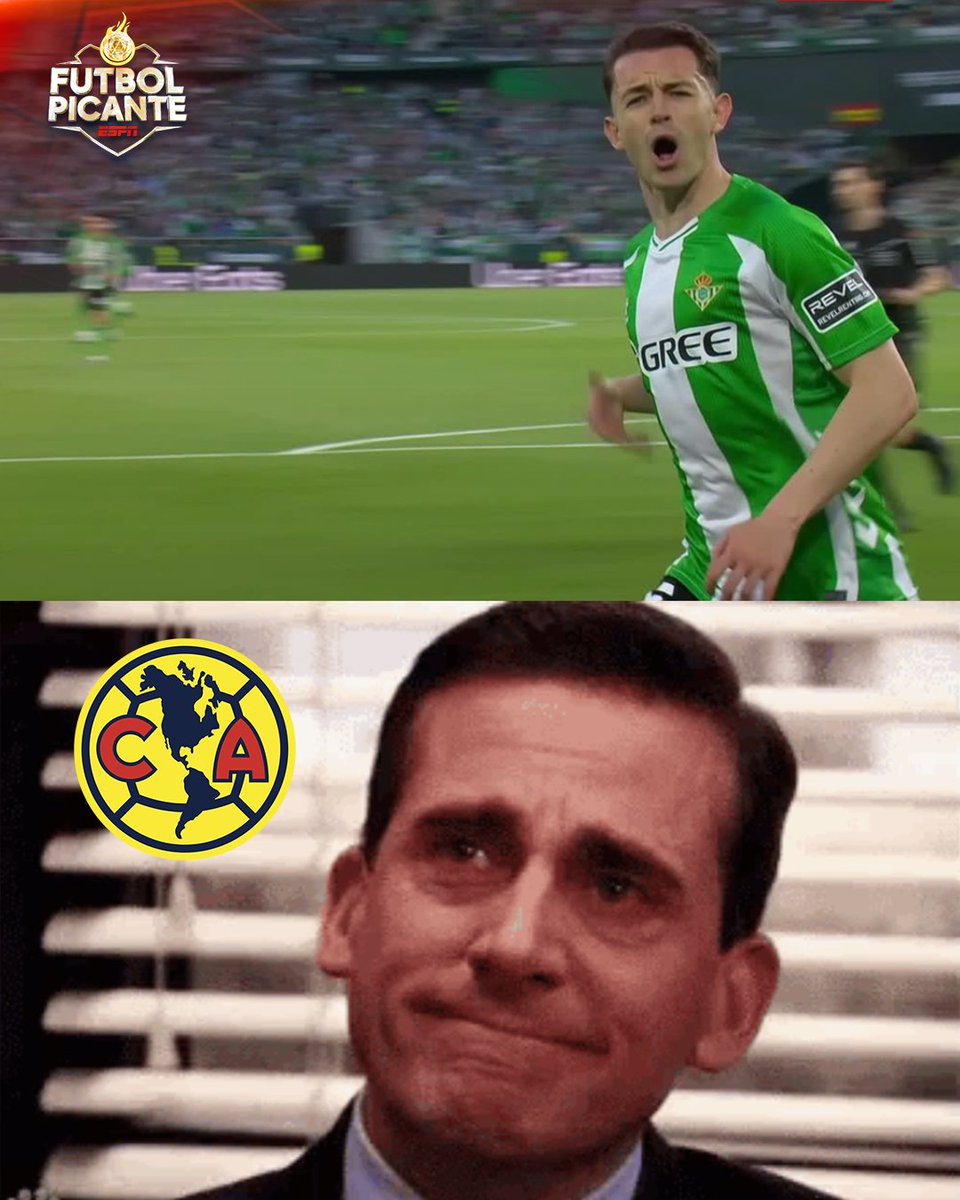 Americanistas viendo a Fidalgo marcar su primer gol con el Betis 🥹 

🎩 MAGUITO