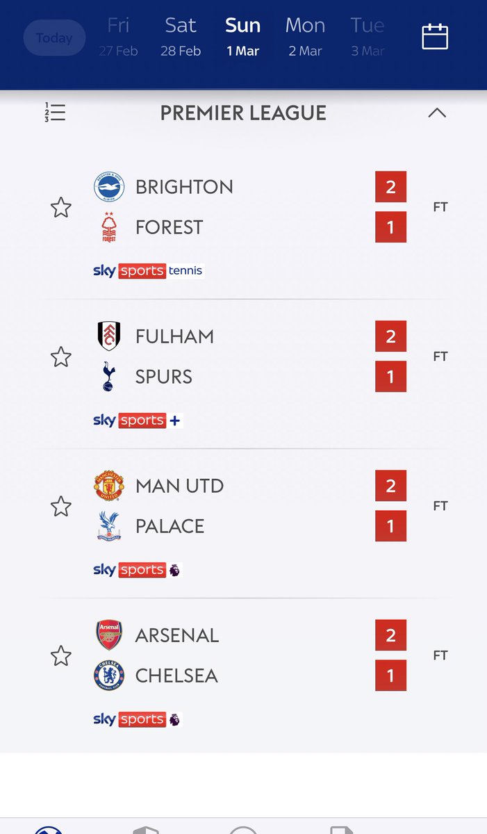 Got to be some sort of stat or record? Every game ending 2-1 to the home team is bizarre