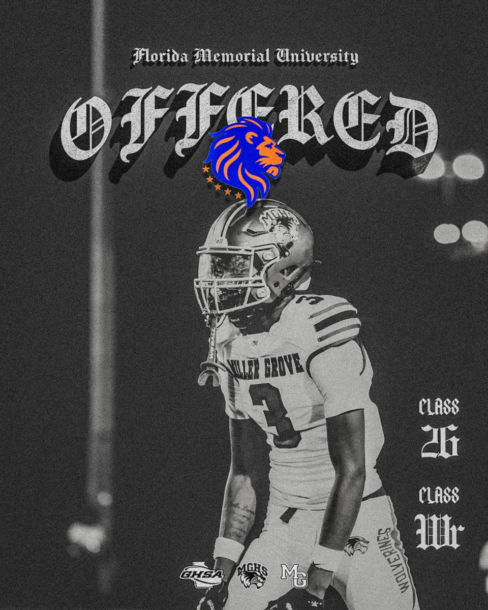 MillerGroveFB's tweet photo. 🚨Offer Alert🚨 

2026 DB @2026 WR @TBeliard_15 picked up an offer from @FMULions

#WolverinePride / /#GrovesideProduct / / #RecruitMGFB https://t.co/WVS8CuAlnv