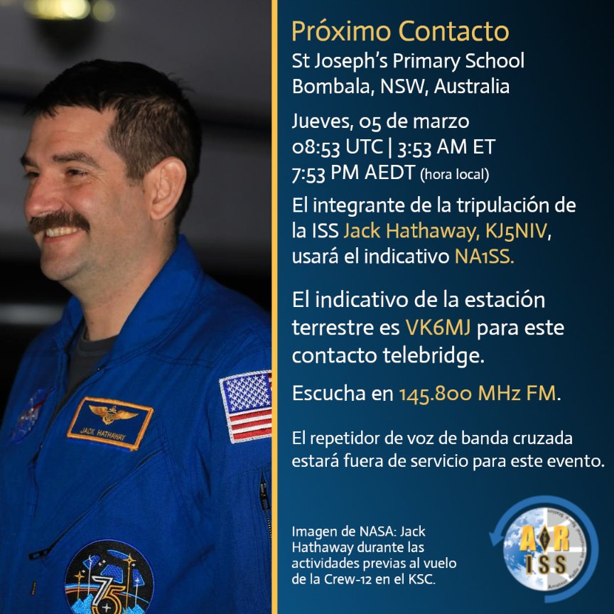 ARISS en español tweet media