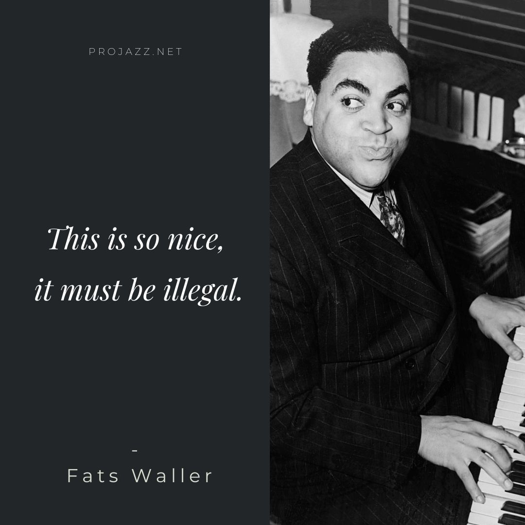 ProJazzNet's tweet photo. "This is so nice, it must be illegal."
~ Fats Waller
Photo by Alan Fisher via Wikimedia Commons, Public domain
#FatsWaller #jazzquotes #projazznet https://t.co/BVfRb41qcJ