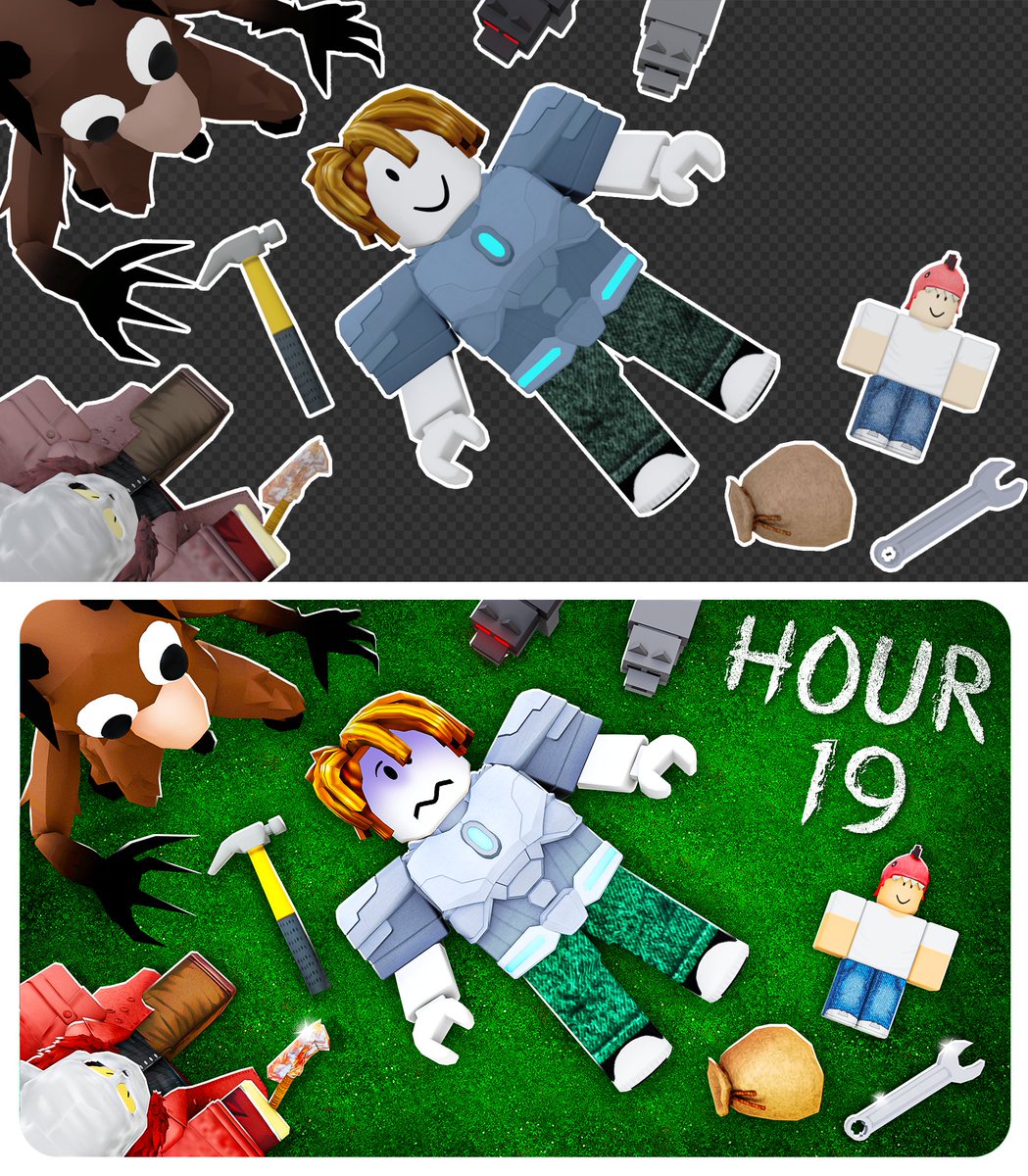 [🌳] Recent 99 Nights in the Forest Thumbnail!
[✍️] Thumbnail for <a href="/StudioErrorsXD/">StudioErrors</a> 
[💖] Likes and retweets are appreciated!
#ROBLOX #robloxart #RobloxDev #GFX