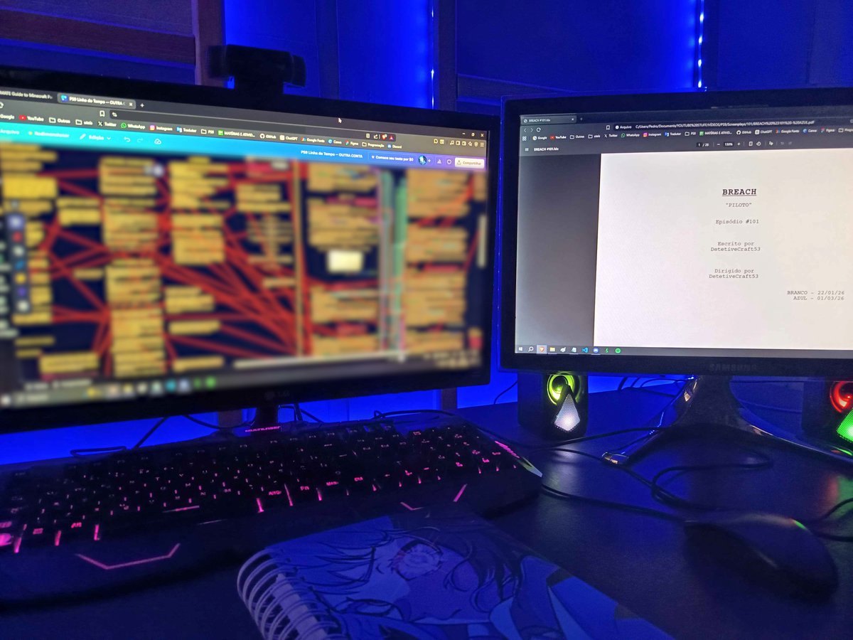 DetetiveCraft53's tweet photo. já que se lembram, vamos lá:

esse tempo eu estive trabalhando no projeto mais foda que vocês verão nas suas vidas.

não se preocupem, tudo vai ser respondido no próximo vídeo. Esse vídeo não é o projeto AINDA. Não vai ter edição complicada, então esperem por ele muito em breve. https://t.co/qVJGHHOCcy