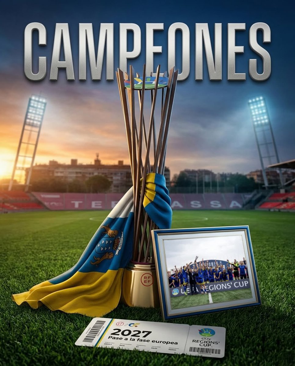 🇮🇨 Campeones de España 

💪🏻💪🏻💪🏻