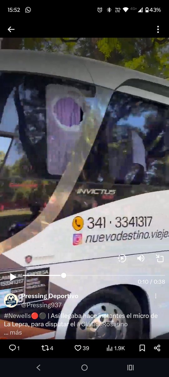 edexcanalla's tweet photo. Jaja los de ñiuls le tiraron piedras al bondi de ellos pensando que era el de Central
Que hijo tarado https://t.co/yZB9MZn3Zt