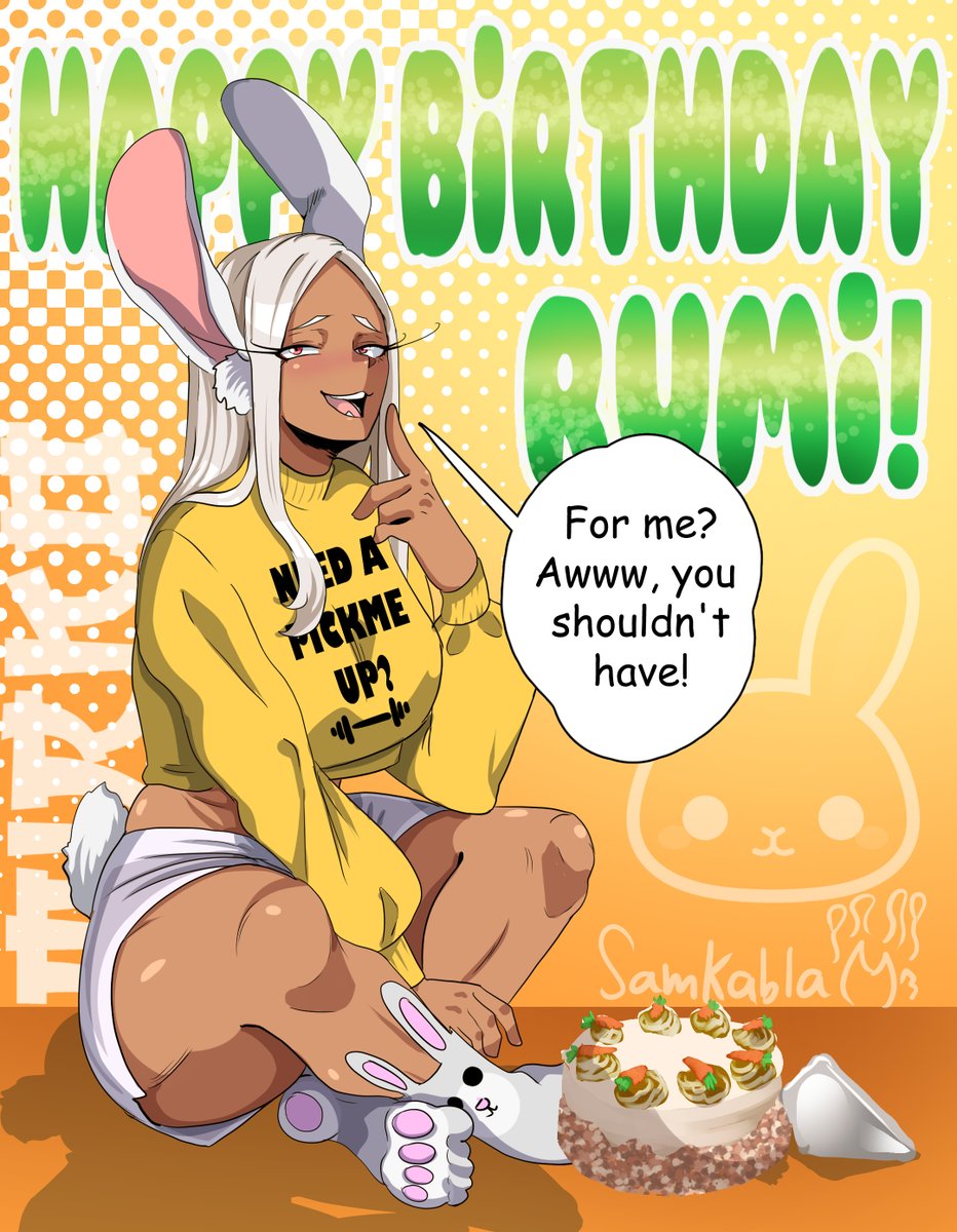 skablamofficial's tweet photo. It's Miruko's Birthday!
#myheracademia #mha #miruko #mirko #animegirl #anime #manga #waifus https://t.co/CDT8nN0PgS