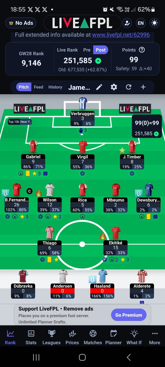 JimmyMurphySing's tweet photo. @FPLPriceChanges https://t.co/zG2S1rIc7E