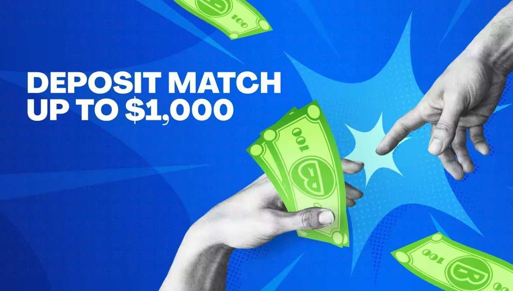bluffcom's tweet photo. You're leaving $1,000 on the table. 💰

Instant deposit match. Only on BLUFF.

First come. First served. → https://t.co/kjKOf0knKa https://t.co/srmia6rgTs