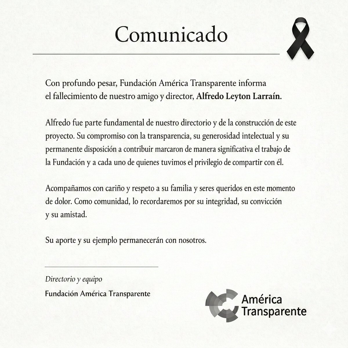 Fundación América Transparente tweet media