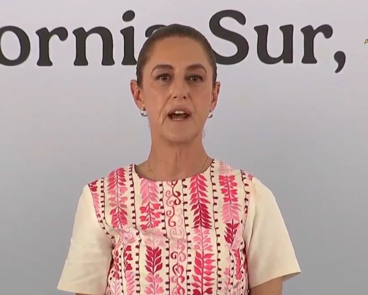 BitacoraBCS's tweet photo. En #BCS, la presidenta @Claudiashein anunció que @conagua_mx iniciará un plan de recuperación del acuífero del Valle de Santo Domingo en apoyo a los productores agrícolas de #Comondu en atención la gestión del gobernador @VictorCastroCos. @GobBCS https://t.co/no7j7Eaxvq