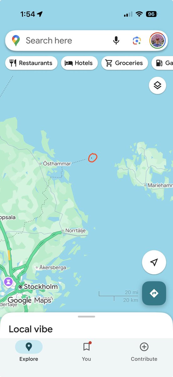nhlrox48's tweet photo. @milladeema @theiaincameron You’re looking at the wrong island. The one he’s talking about is this little island, called Market Island. Zoom in you’ll find it. https://t.co/8llwAKmYnc