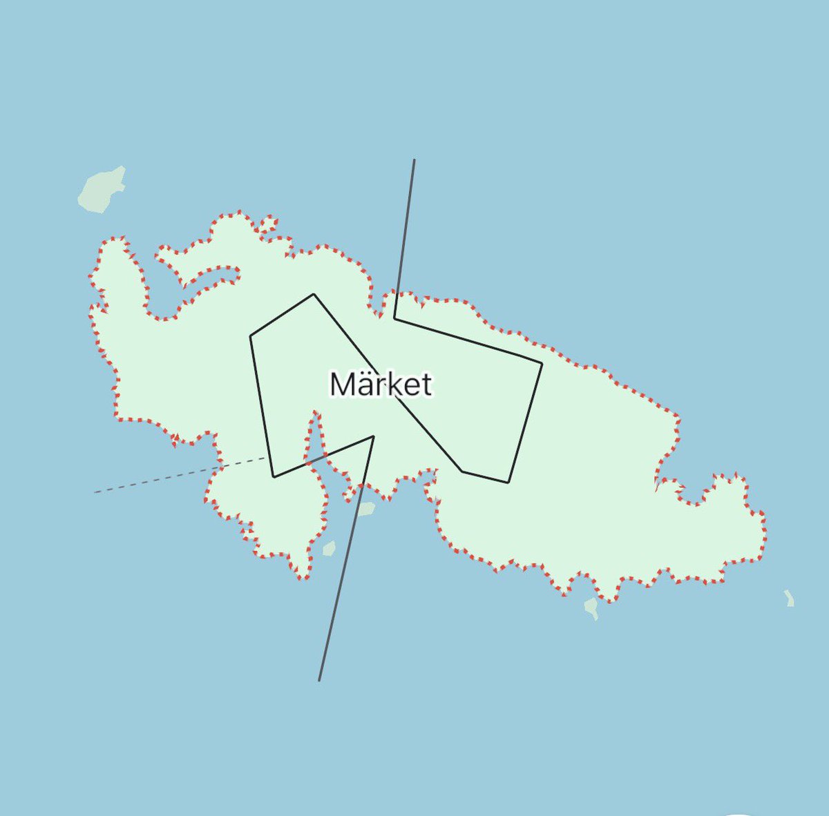 nhlrox48's tweet photo. @milladeema @theiaincameron You’re looking at the wrong island. The one he’s talking about is this little island, called Market Island. Zoom in you’ll find it. https://t.co/8llwAKmYnc