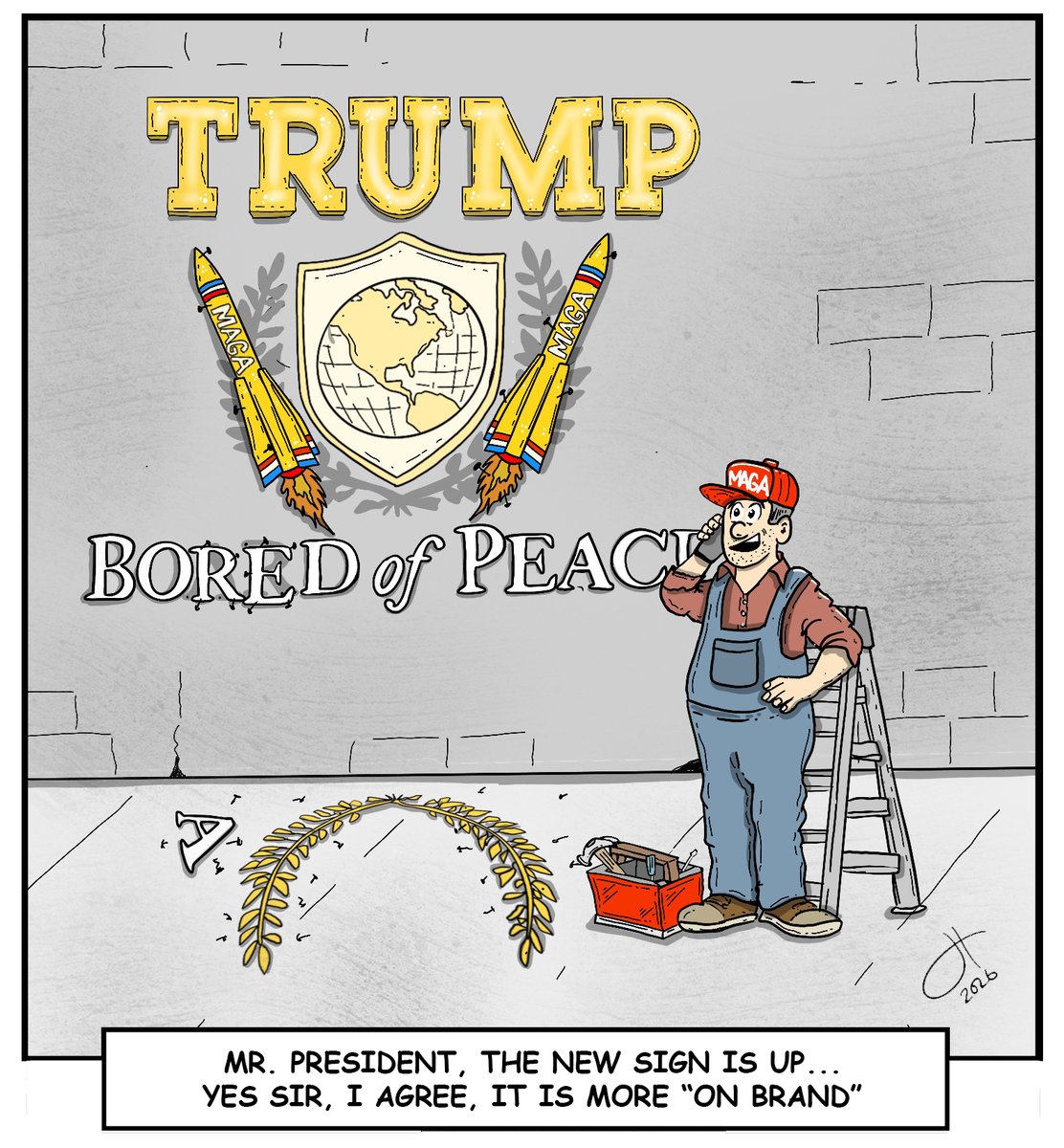 johnhenderson10's tweet photo. Bored of Peace #trump #iran #venezuela #oil #war https://t.co/jI0ylGTu8W