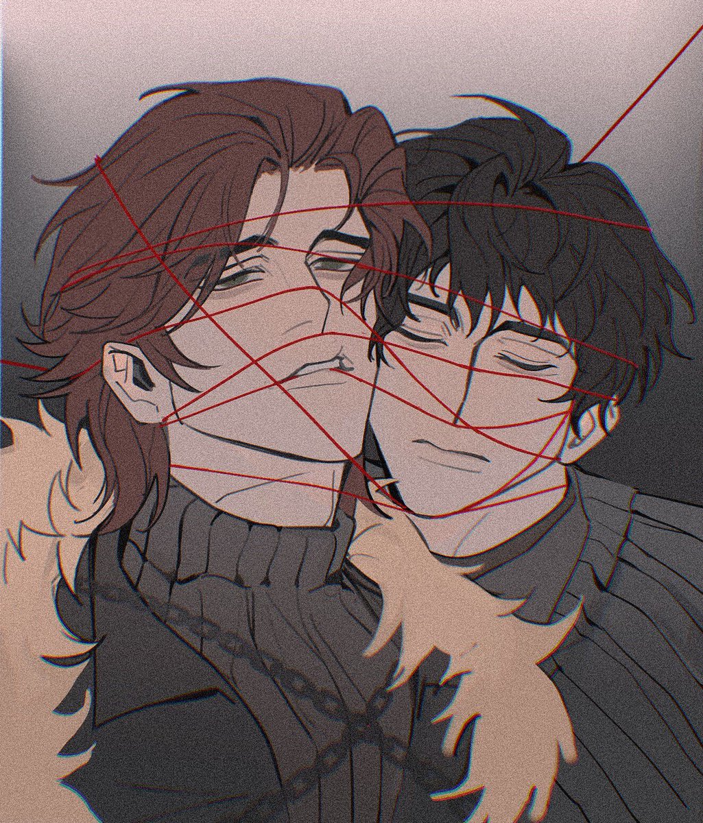 FilmOfLifeBurst's tweet photo. - You always had the feeling that, at some moment, your fates became entangled like a skein batted into a knot by a kitten. The thread binding you must be hatred, or blood. But whose blood is it? Yours, or his?

#gotoc #ramsaybolton #jothusumber #jomsay #gameofthrones #Ocxcanon https://t.co/iLp1BDWOXO