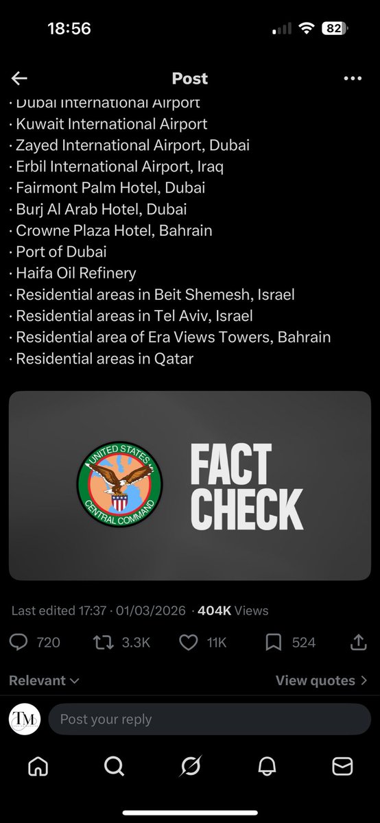 tradingmaestro1's tweet photo. @RoyalIntel_ @Lowkey0nline They’ve now deleted the post and reposted minus Haifa oil refinery https://t.co/ZHARP5zEJL