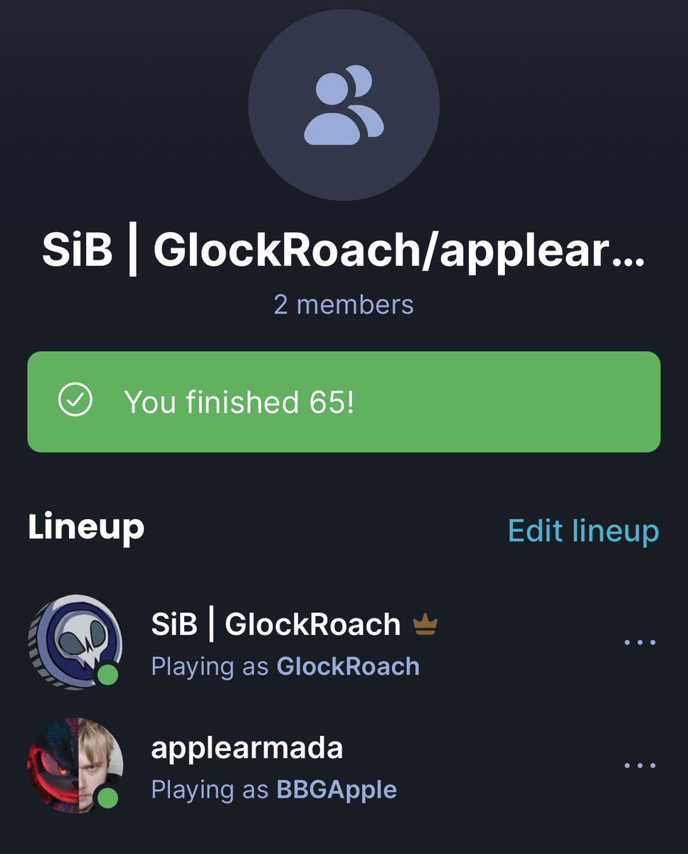 SiB | GlockRoach tweet media