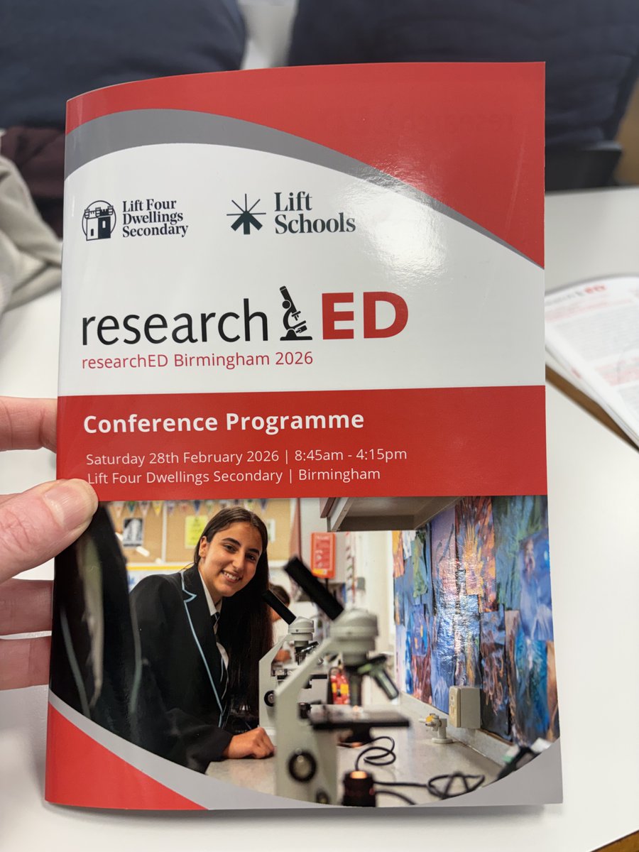 pkainsworth's tweet photo. 𝐀𝐥𝐫𝐢𝐠𝐡𝐭 𝐛𝐚𝐛𝐬! A brilliant day at @researchEDBrum a genuine “holiday for the mind”. Ideas, challenge, warmth and connection all in one place. Grateful to everyone who gave up their Saturday to learn together.
🔗 https://t.co/fbdJrRdXPR https://t.co/6XSV5ZbhO8