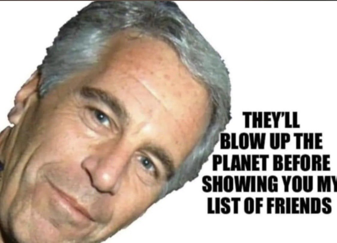 The real truth is 

They kidnapped Maduro and assassinated Khamenei before they arrested a single Epstein pedophile….