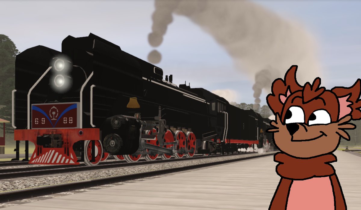 GrantWright8715's tweet photo. Giblet and the QJ's
#Giblet
#PoppyPlaytime
#PoppyPlaytimeChapter5
#Trainz
#QJLocomotive
#IAIS6988
#IAIS7081 https://t.co/pyimHxnCYF