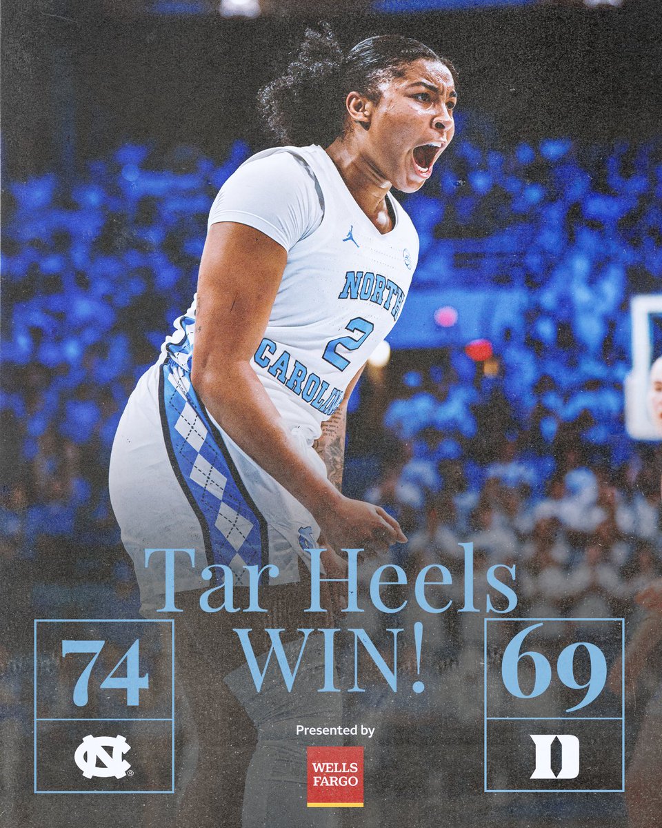 𝗢𝗨𝗥 𝗛𝗢𝗨𝗦𝗘.

FIVE straight wins at home vs. Duke!

<a href="/WellsFargo/">Wells Fargo</a> x #GoHeels