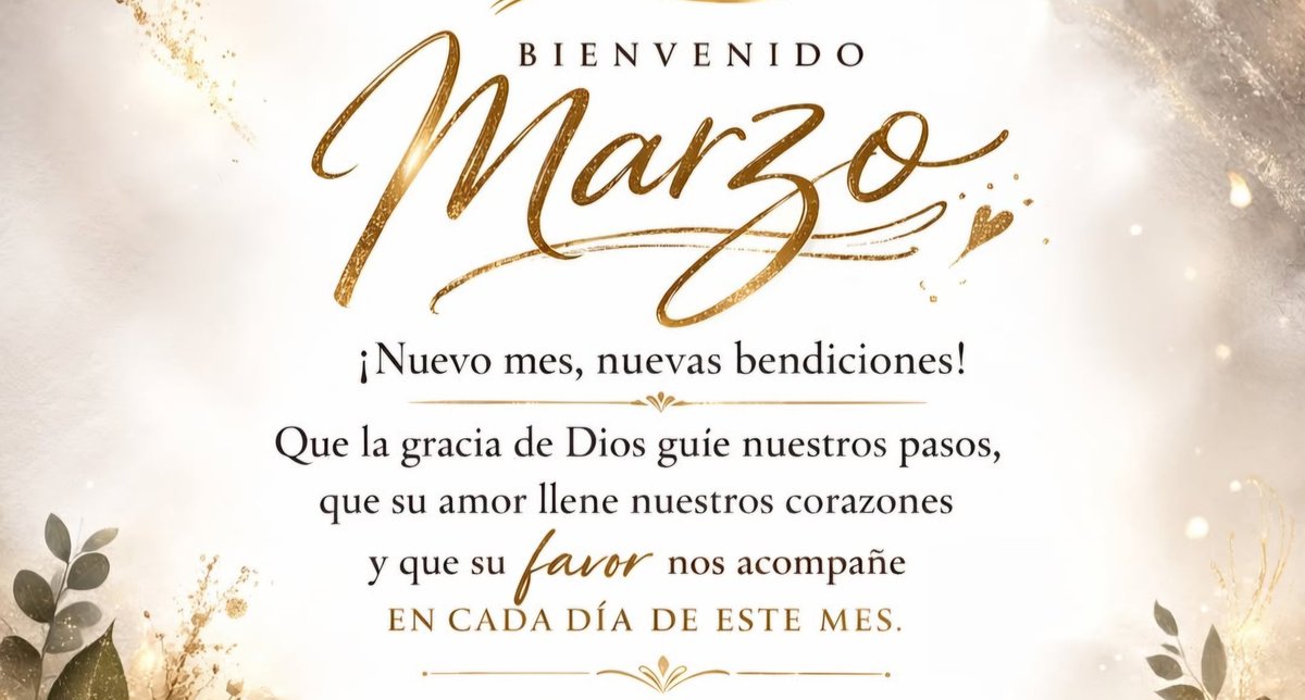 Bienvenido marzo