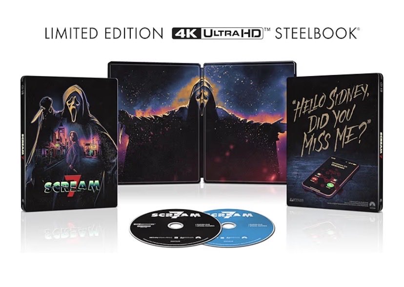 CriptonicYT's tweet photo. #Scream7 LIMITED EDITION 4k UHD Steelbook is up for pre order on Amazon and Walmart! Get it while supplies last! https://t.co/IDjqD0bnvT