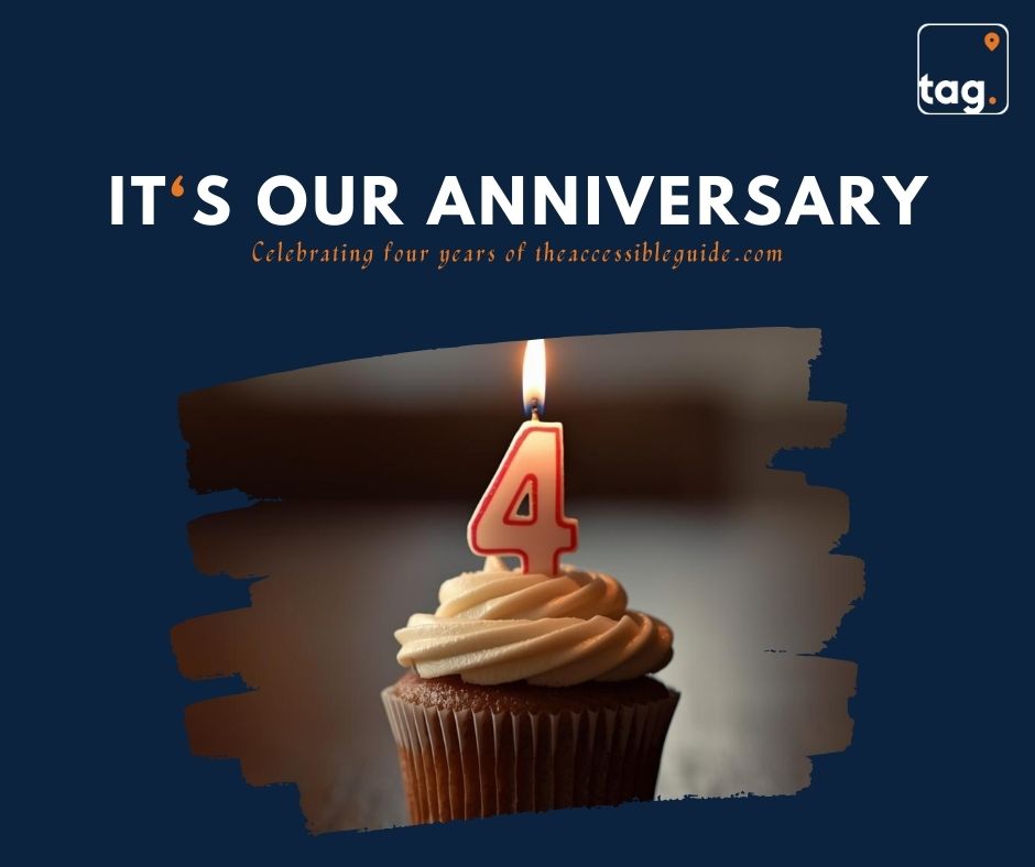 📌 Latest Blog - For Years &amp; Counting 🎉🥳🎂

Celebrating 4 years since we launched our initial wesbite.
➡️theaccessibleguide.com/blog/four-year…