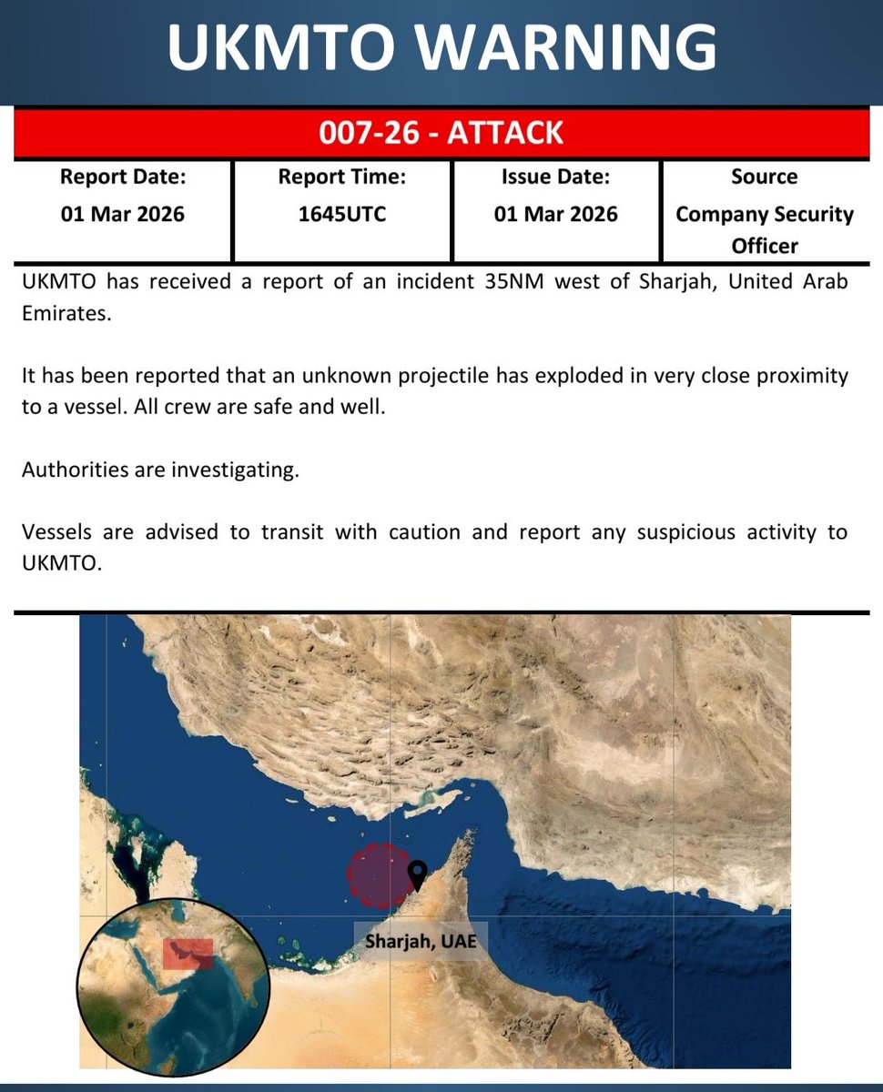 5th tanker hit by the IRGC 🇮🇷 The U.S.-flagged 🇺🇸 tanker Stena ...
