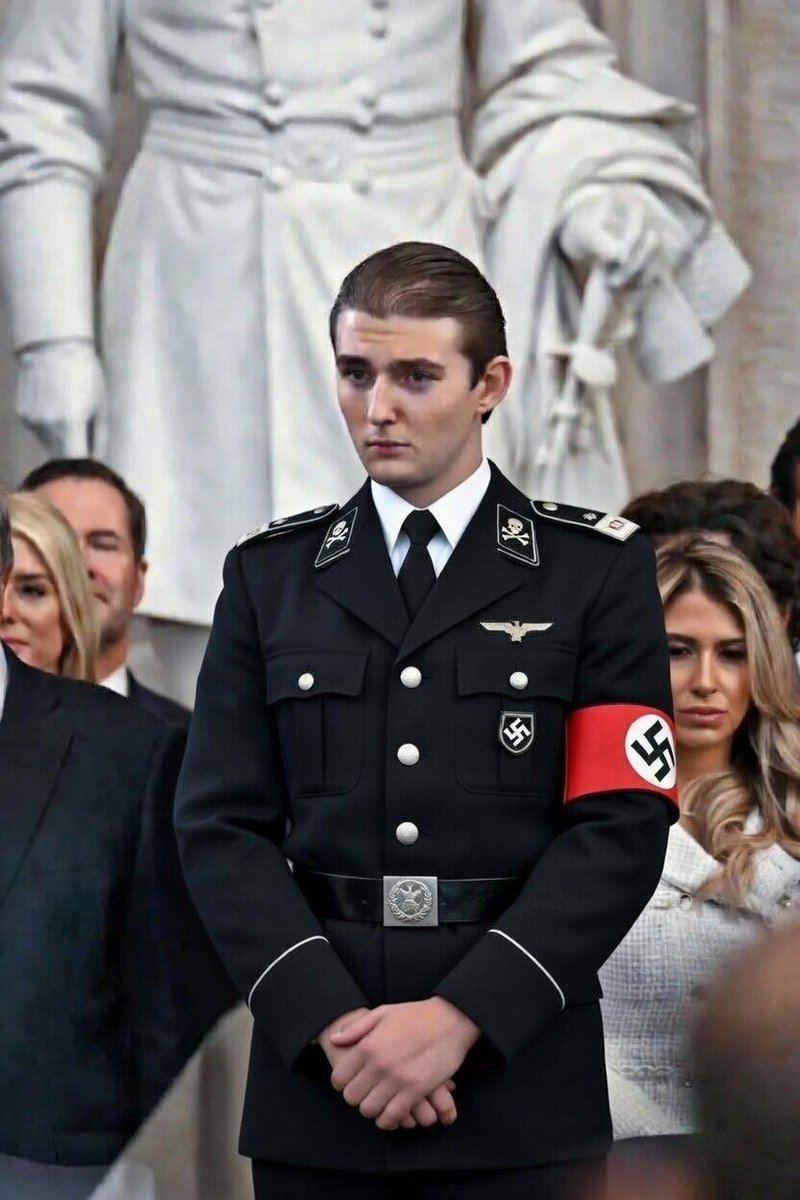 Apparently, Trump is only letting Barron go to Iran if he wears Donald's favourite uniform.

#sendbarron