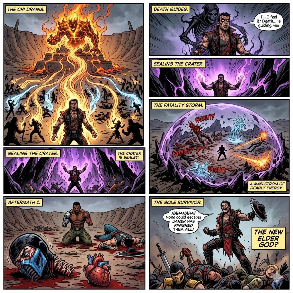 cj1234c's tweet photo. Mortal Kombat Armageddon jarek ending https://t.co/cTatnmlUGm